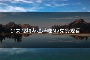 少女视频哔哩哔哩MV免费观看