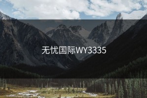 无忧国际WY3335